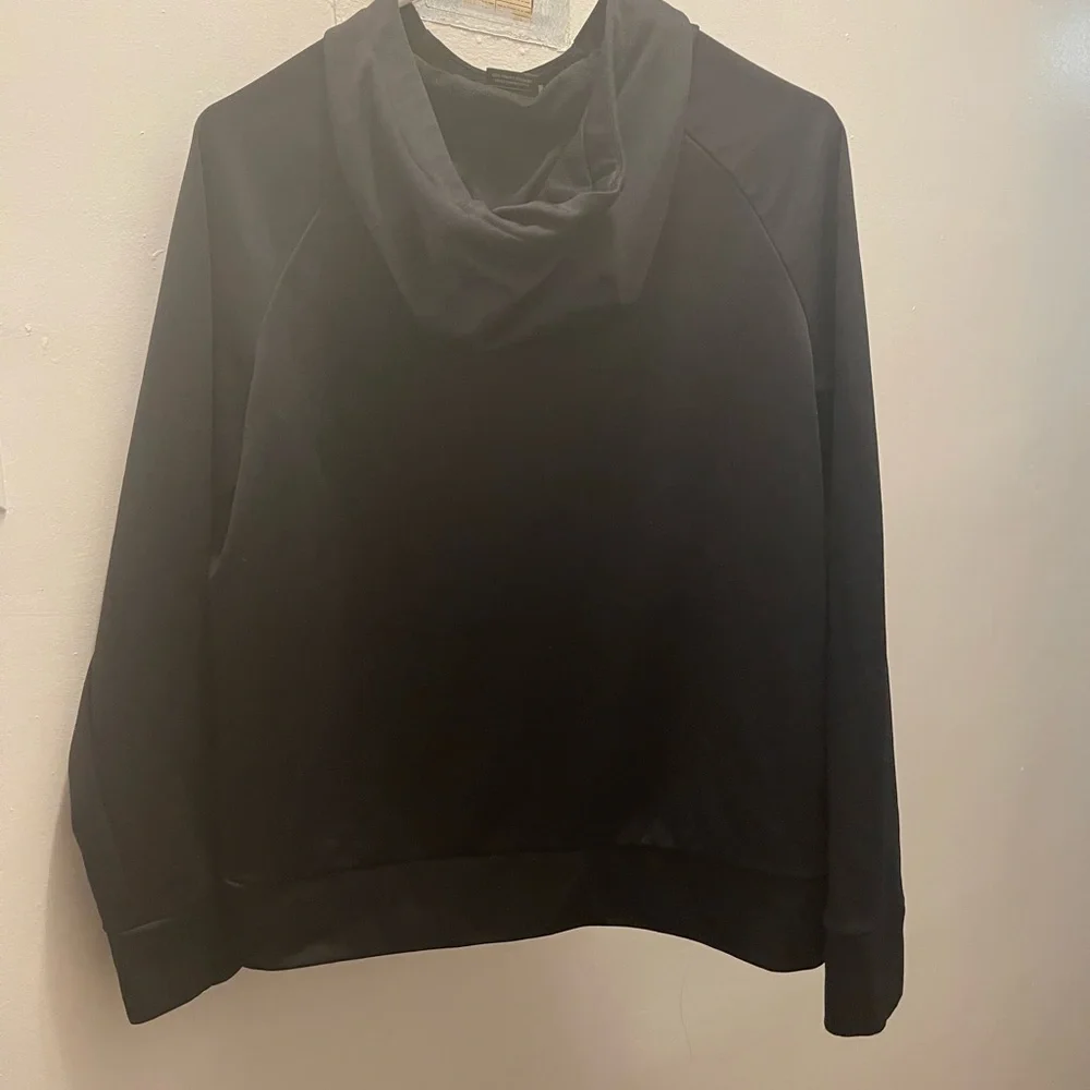 NIKE BIG KIDS DRI-FIT PULLOVER HOODIE XL BLK & WHITE - Picture 5 of 5